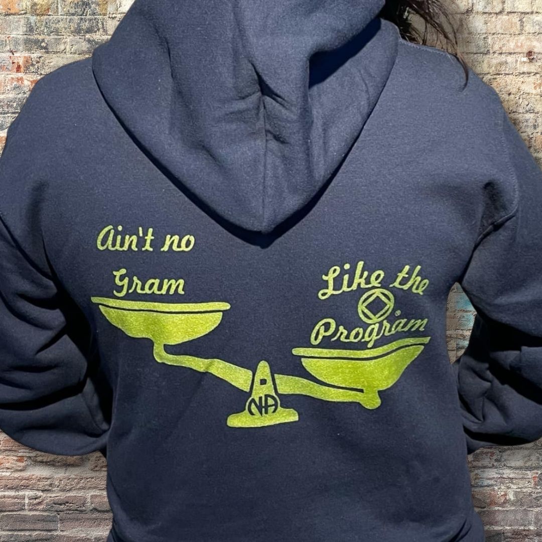 Hoodie Ain't No Gram Navy - Image 2