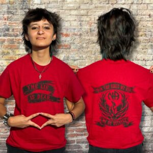 T-Shirt Lie is Dead Antique Cherry Red