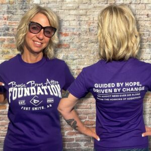 T-shirt BBA Foundation Purple