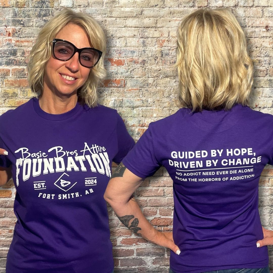 T-shirt BBA Foundation Purple