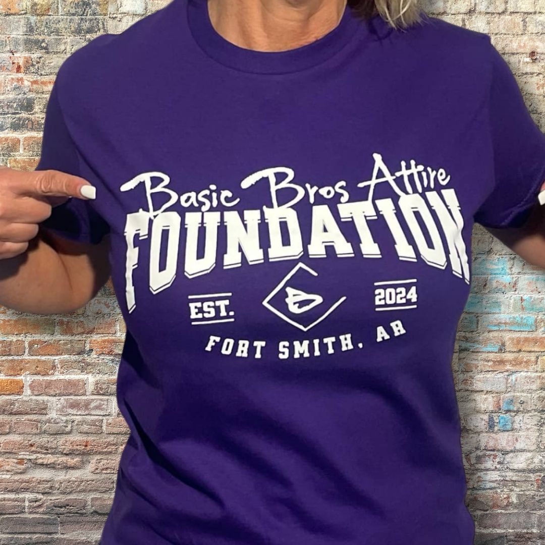 T-shirt BBA Foundation Purple - Image 2